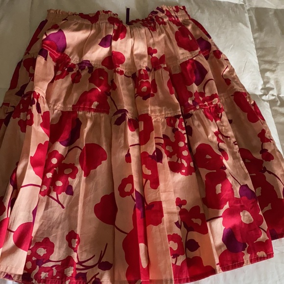 Marc Jacobs pink floral drawstring skirt - Picture 7 of 7